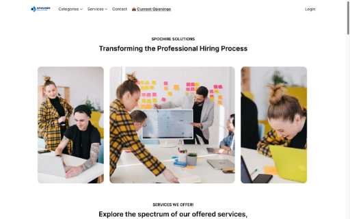 Spochire website
